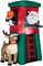 7' Gemmy Airblown Inflatable Hunting Santa in Deer Stand Deluxe Yard Decoration 883041